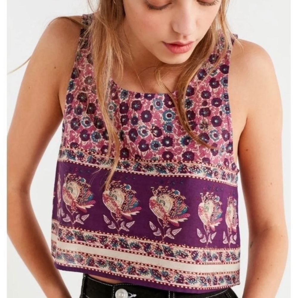 Urban Outfitters Boho Cropped Tank Top